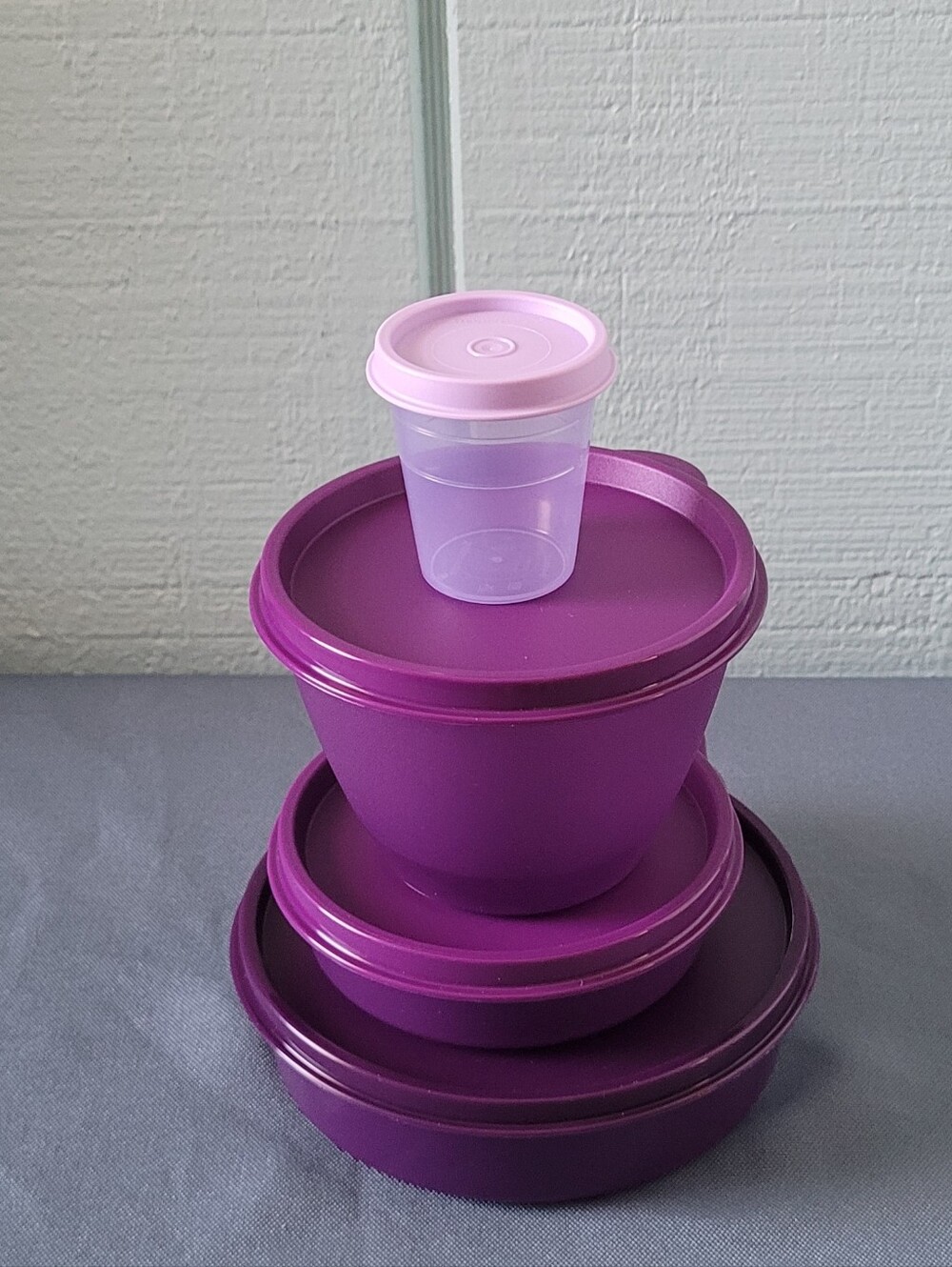 Tupperware Little Bit of Everything Set Purple